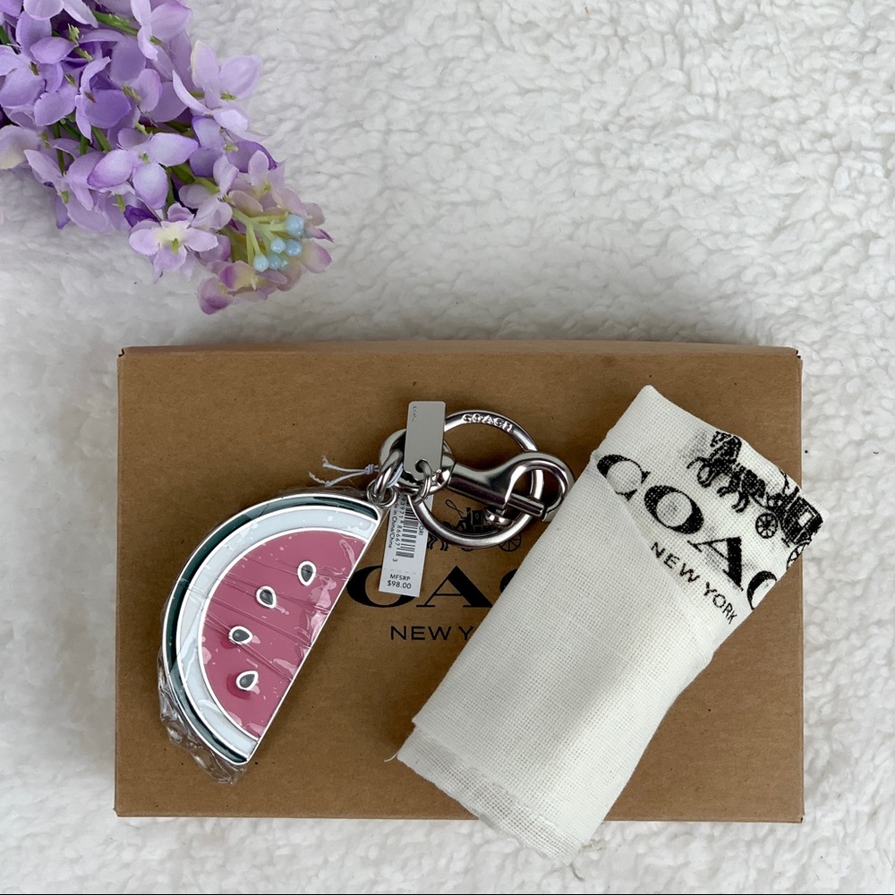 Coach Watermelon Slice Bag Charm